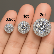 Luxora Halo Earrings